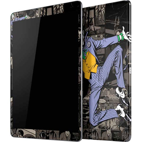 DC Comics The Joker Vintage Action pose pattern iPad Skins