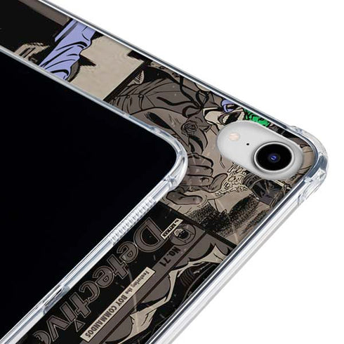 DC Comics The Joker Vintage Action pose pattern iPad 11th Gen (2025) Clear Case