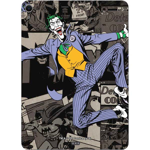 DC Comics The Joker Vintage Action pose pattern Apple iPad Air Skin