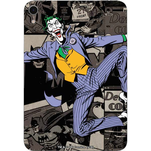 DC Comics The Joker Vintage Action pose pattern Apple iPad Mini Skin