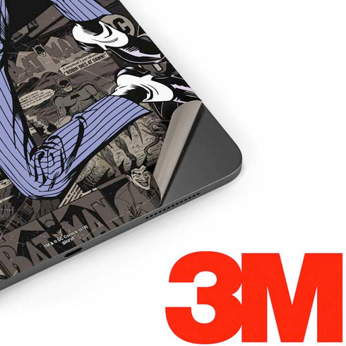 DC Comics The Joker Vintage Action pose pattern Apple iPad Pro Skin