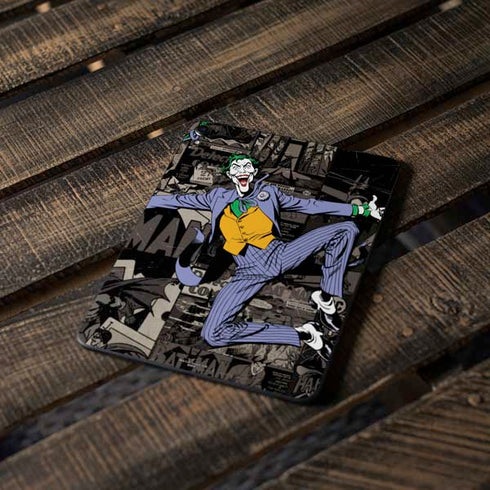 DC Comics The Joker Vintage Action pose pattern Apple iPad Pro Skin