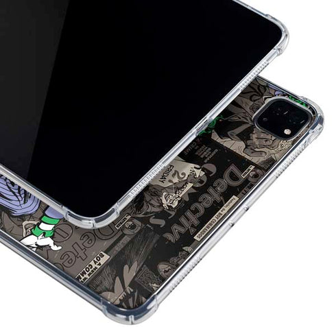 DC Comics The Joker Vintage Action pose pattern iPad Pro 11in (2024) Clear Case