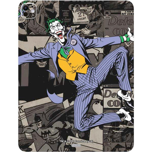 DC Comics The Joker Vintage Action pose pattern iPad Pro 13in M4 (2024) Skin