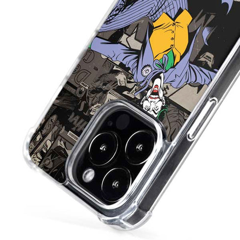 DC Comics The Joker Vintage Action pose pattern iPhone 16 Pro Max MagSafe Case