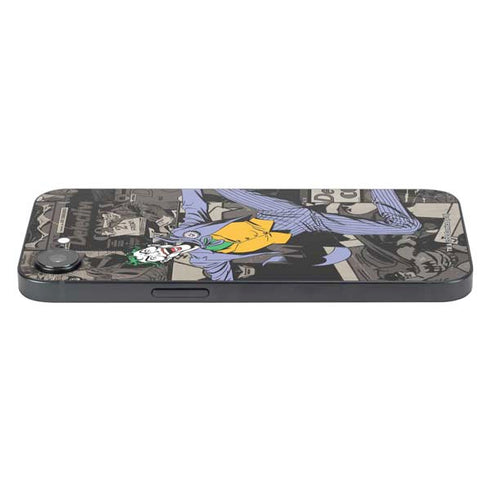 DC Comics The Joker Vintage Action pose pattern iPhone 16e Skin