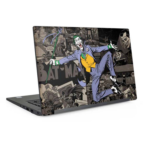 DC Comics The Joker Vintage Action pose pattern Dell Latitude Skin
