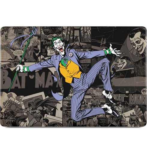 DC Comics The Joker Vintage Action pose pattern MacBook Skins
