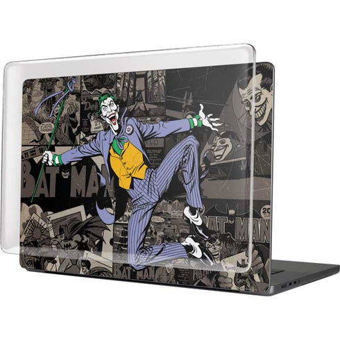 DC Comics The Joker Vintage Action pose pattern MacBook Cases