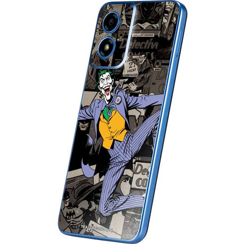 DC Comics The Joker Vintage Action pose pattern Moto G Play 4G (2024) Skin