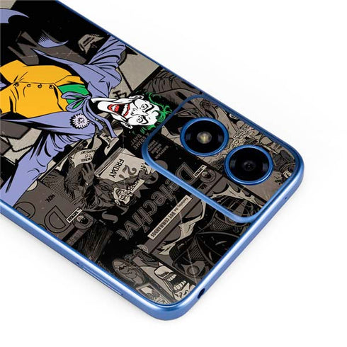 DC Comics The Joker Vintage Action pose pattern Moto G Play 4G (2024) Skin