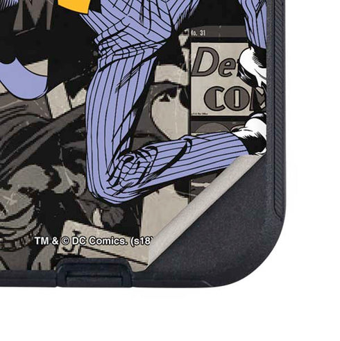 DC Comics The Joker Vintage Action pose pattern Otterbox Defender iPhone Skin