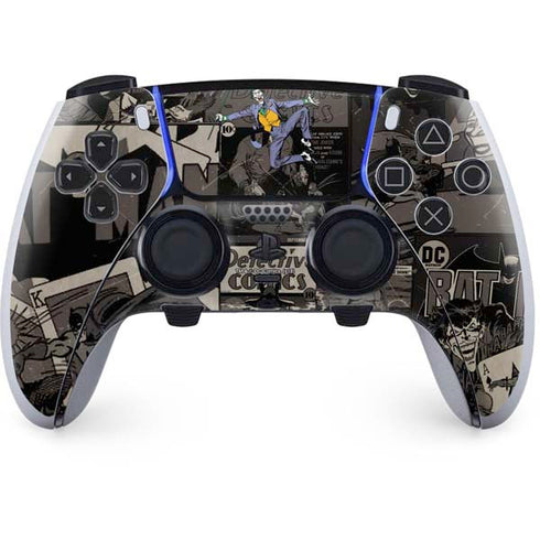 DC Comics The Joker Vintage Action pose pattern PS5 DualSense Edge Pro Controller Skin