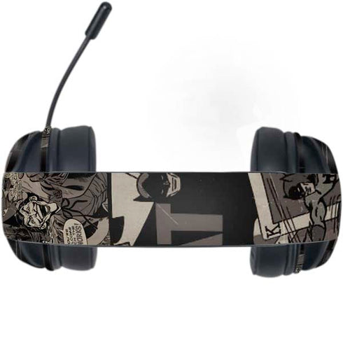 DC Comics The Joker Vintage Action pose pattern Razer Kraken X Skin