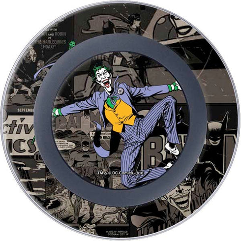 DC Comics The Joker Vintage Action pose pattern Wireless Charger Skin