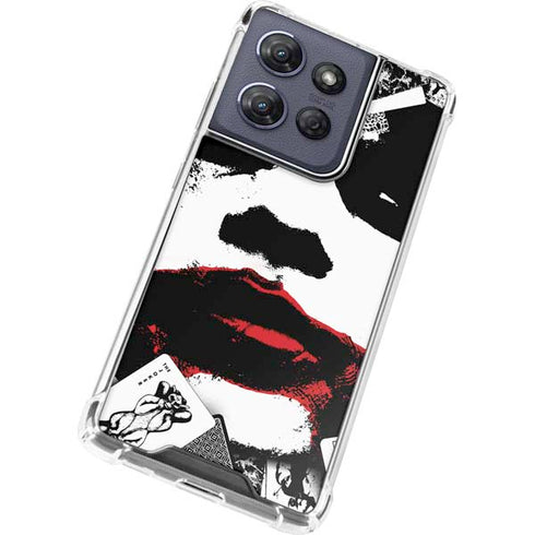 DC Comics The Joker Dark Knight Poster Art Moto G Play 5G (2025) Clear Case