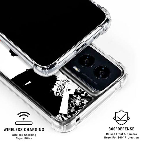 DC Comics The Joker Dark Knight Poster Art Moto G Power 5G (2024) Clear Case