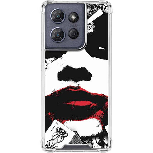 DC Comics The Joker Dark Knight Poster Art Moto G Power 5G (2025) Clear Case