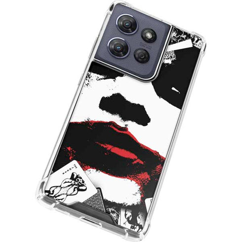 DC Comics The Joker Dark Knight Poster Art Moto G Stylus 5G (2025) Clear Case