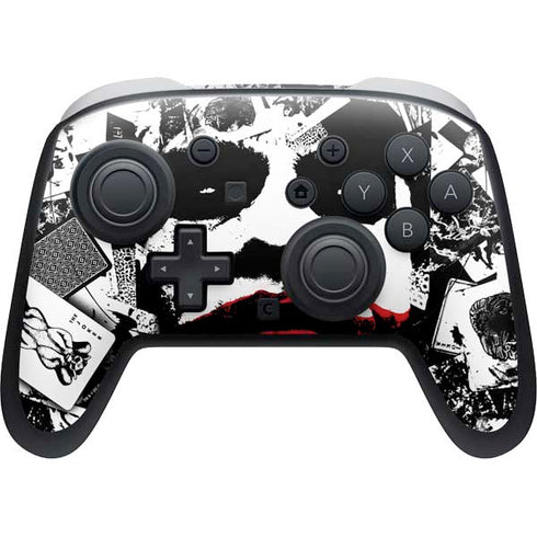 DC Comics The Joker Dark Knight Poster Art Nintendo Switch 2 (2025) Pro Controller Skin