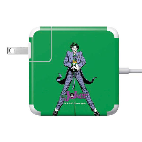 DC Comics The Joker Classic Art Pose 85W Power Adapter (15 and 17 inch MacBook Pro Charger) Skin