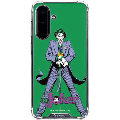 DC Comics The Joker Classic Art Pose Galaxy A36 5G Clear Case