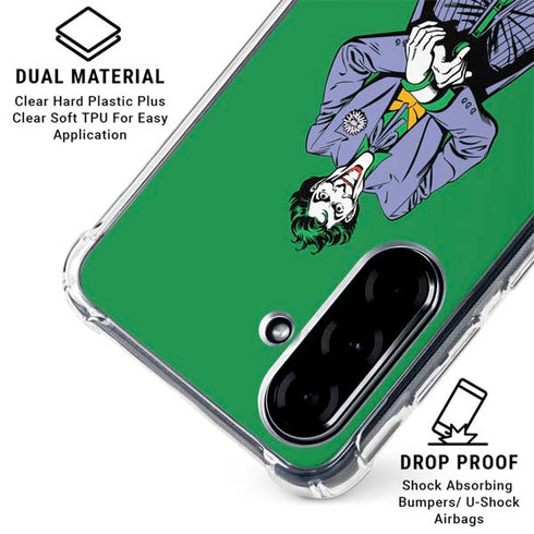 DC Comics The Joker Classic Art Pose Galaxy A36 5G Clear Case