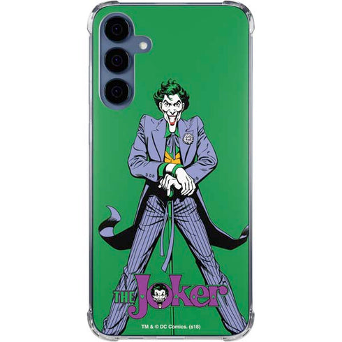 DC Comics The Joker Classic Art Pose Galaxy A55 5G Clear Case