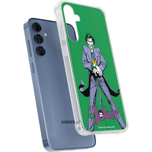 DC Comics The Joker Classic Art Pose Galaxy A55 5G Clear Case
