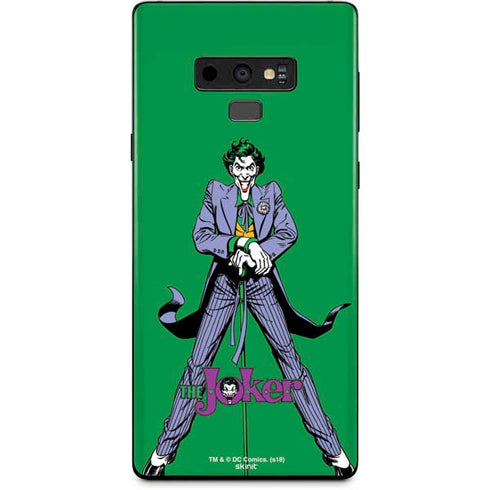 DC Comics The Joker Classic Art Pose Galaxy Note 9 Skin