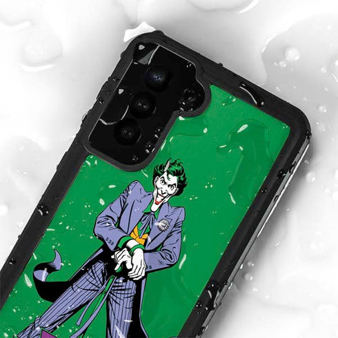 DC Comics The Joker Classic Art Pose Galaxy S24 Plus Waterproof Case