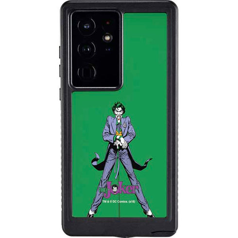 DC Comics The Joker Classic Art Pose Galaxy S24 Ultra Waterproof Case
