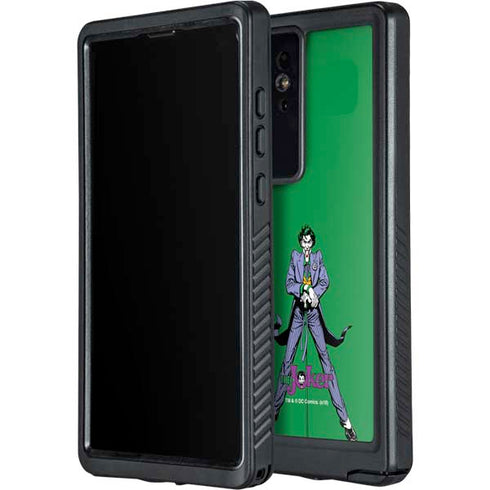 DC Comics The Joker Classic Art Pose Galaxy S24 Ultra Waterproof Case