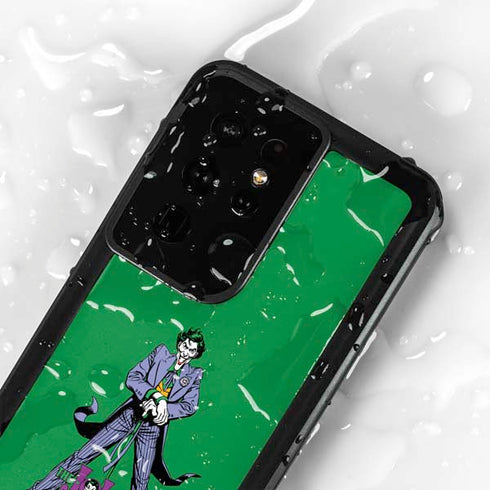 DC Comics The Joker Classic Art Pose Galaxy S24 Ultra Waterproof Case