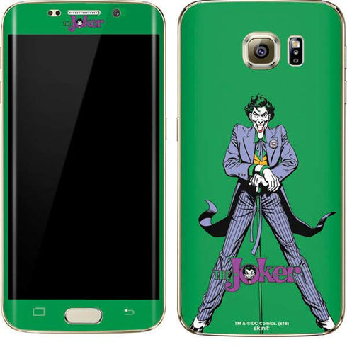 DC Comics The Joker Classic Art Pose Galaxy S7 Edge Skin