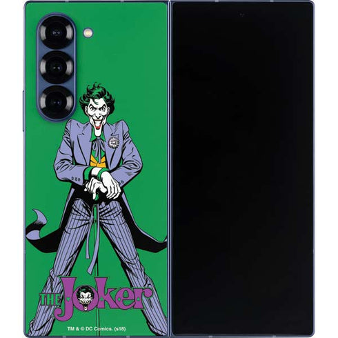 DC Comics The Joker Classic Art Pose Galaxy Z Fold6 Skin