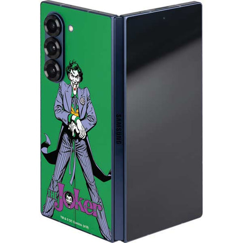 DC Comics The Joker Classic Art Pose Galaxy Z Fold6 Skin