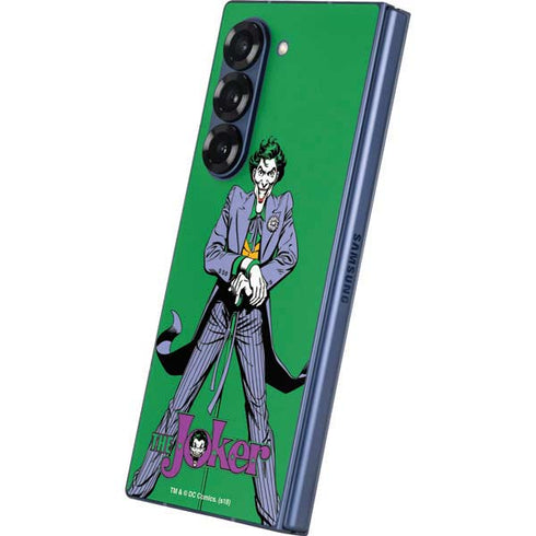 DC Comics The Joker Classic Art Pose Galaxy Z Fold6 Skin