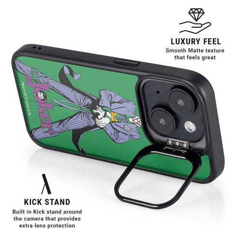 DC Comics The Joker Classic Art Pose iPhone 13 Kickstand Case