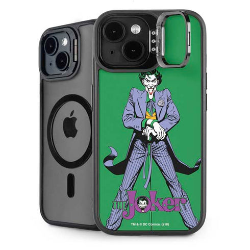 DC Comics The Joker Classic Art Pose iPhone 15 Plus Kickstand Case