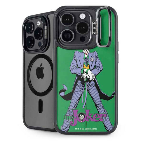 DC Comics The Joker Classic Art Pose iPhone 15 Pro Max Kickstand Case