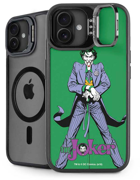 DC Comics The Joker Classic Art Pose iPhone 16 Plus Kickstand Case