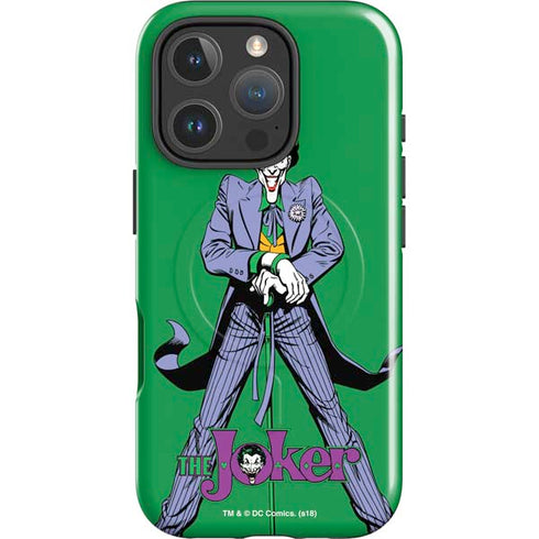DC Comics The Joker Classic Art Pose iPhone 16 Pro Max Magsafe Impact Case