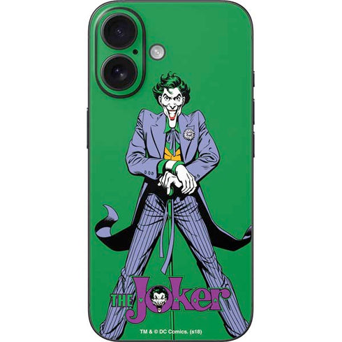 DC Comics The Joker Classic Art Pose iPhone 16 Skin