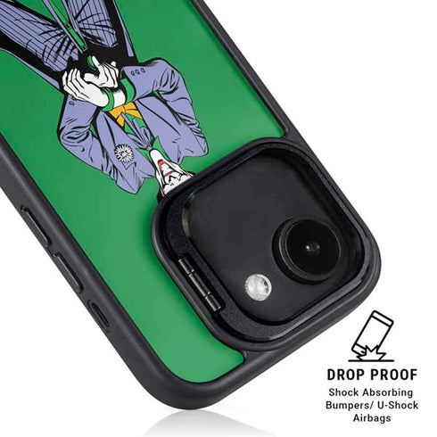 DC Comics The Joker Classic Art Pose iPhone 16e Kickstand Case