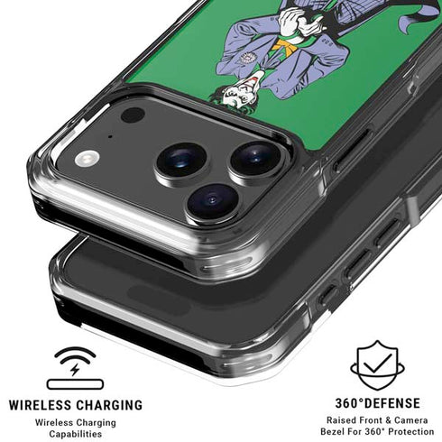 DC Comics The Joker Classic Art Pose iPhone 18 Pro Clear Case