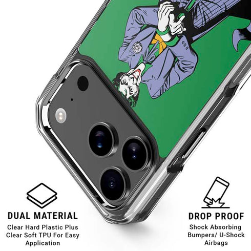 DC Comics The Joker Classic Art Pose iPhone 18 Pro Clear Case