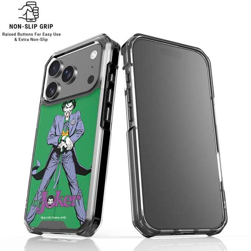 DC Comics The Joker Classic Art Pose iPhone 18 Pro Clear Case