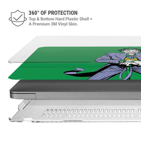 DC Comics The Joker Classic Art Pose MacBook Pro 14in (2021-24) Case plus Skin