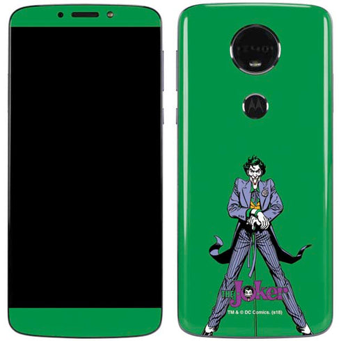 DC Comics The Joker Classic Art Pose Moto E5 Plus Skin
